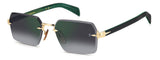 David Beckham Db 7109/S – Gold (PEFNU) / 56 Sunglasses Frame