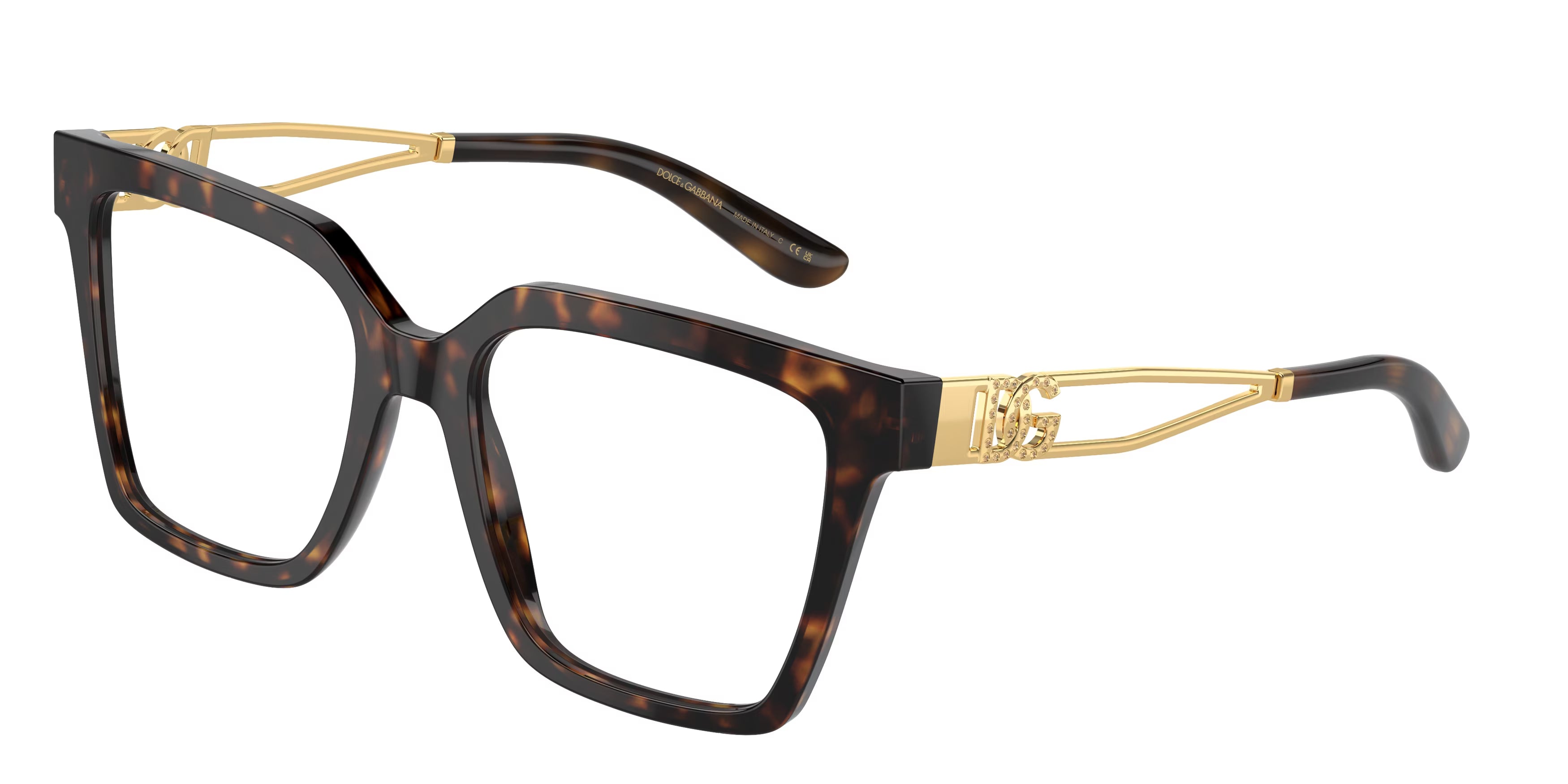 Dolce & Gabbana Dg3376B – Havana (502) / 51 Eyeglasses Frame
