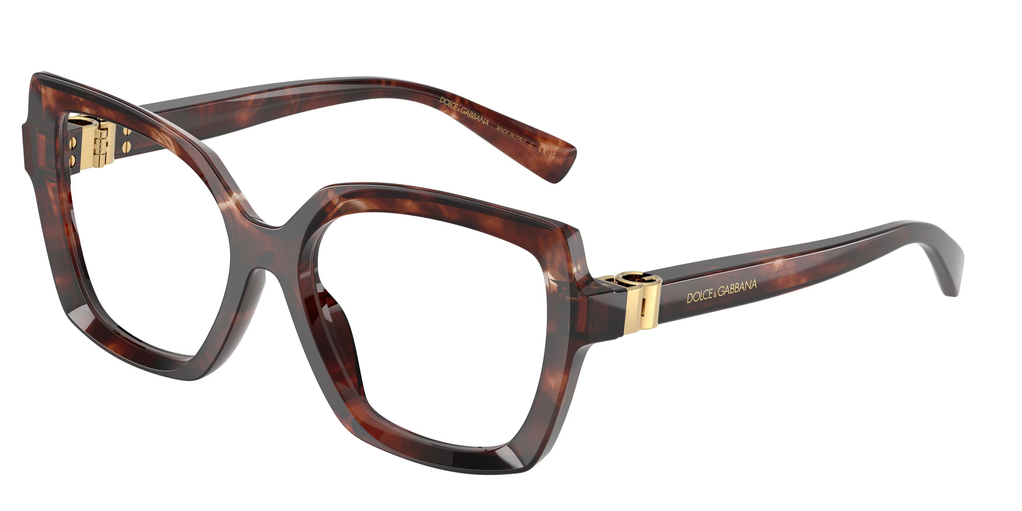 Dolce & Gabbana Dg3413 – Havana (3222) / 53 Eyeglasses Frame