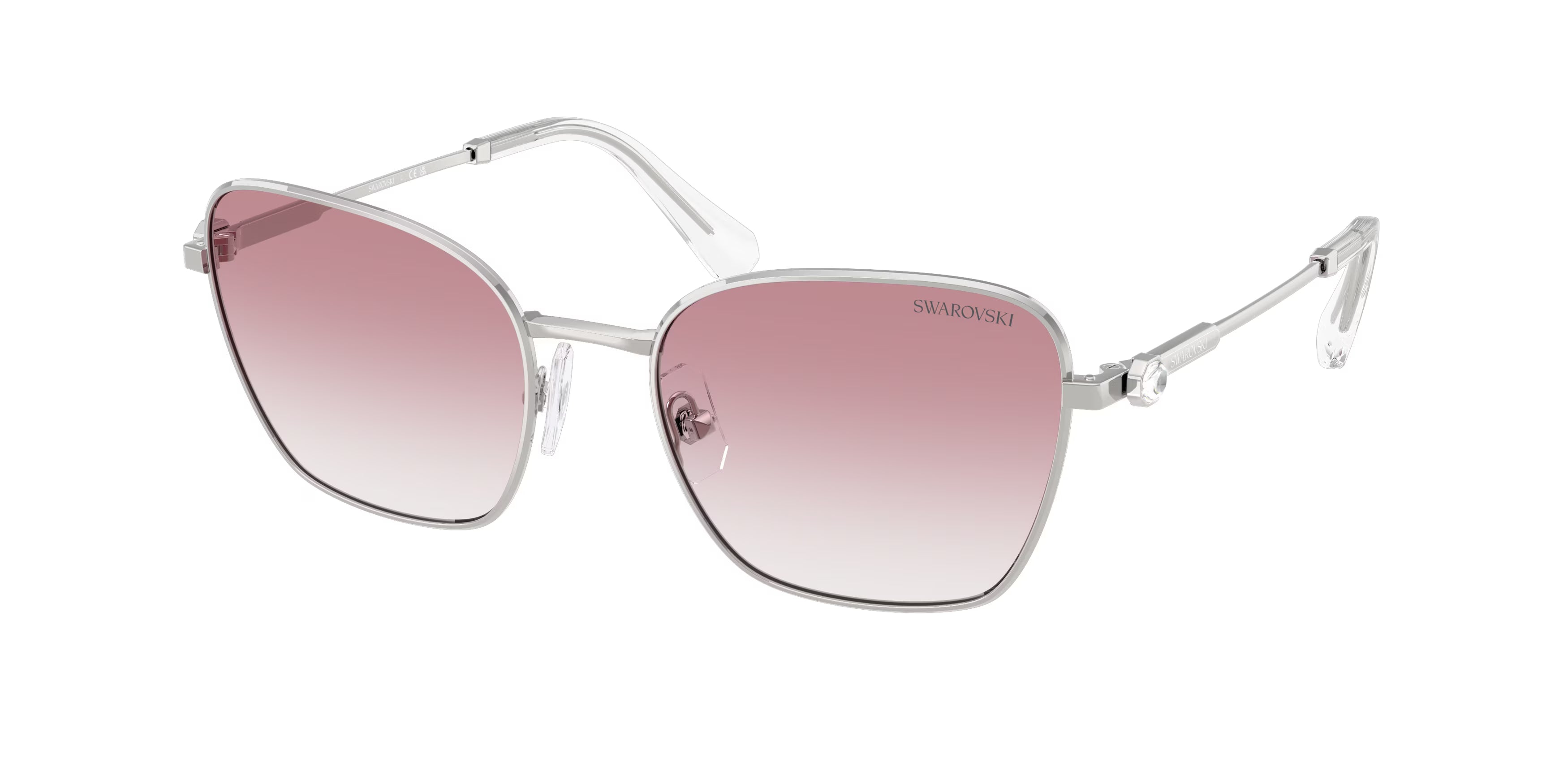 Swarovski Sk7029 – Silver (40018D) / 55 Sunglasses Frame