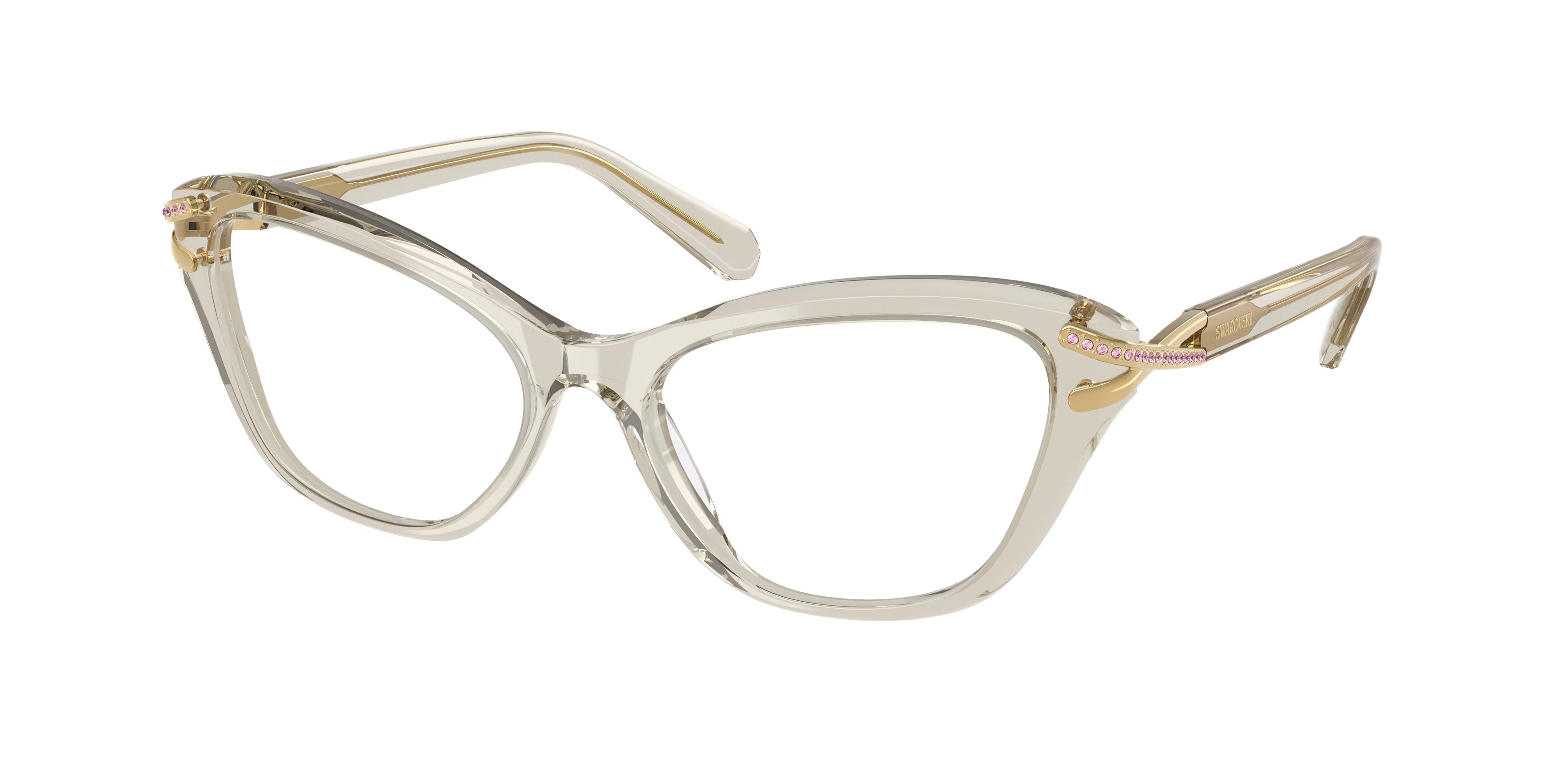 Swarovski Sk2031 – Beige (3003) / 53 Eyeglasses Frame