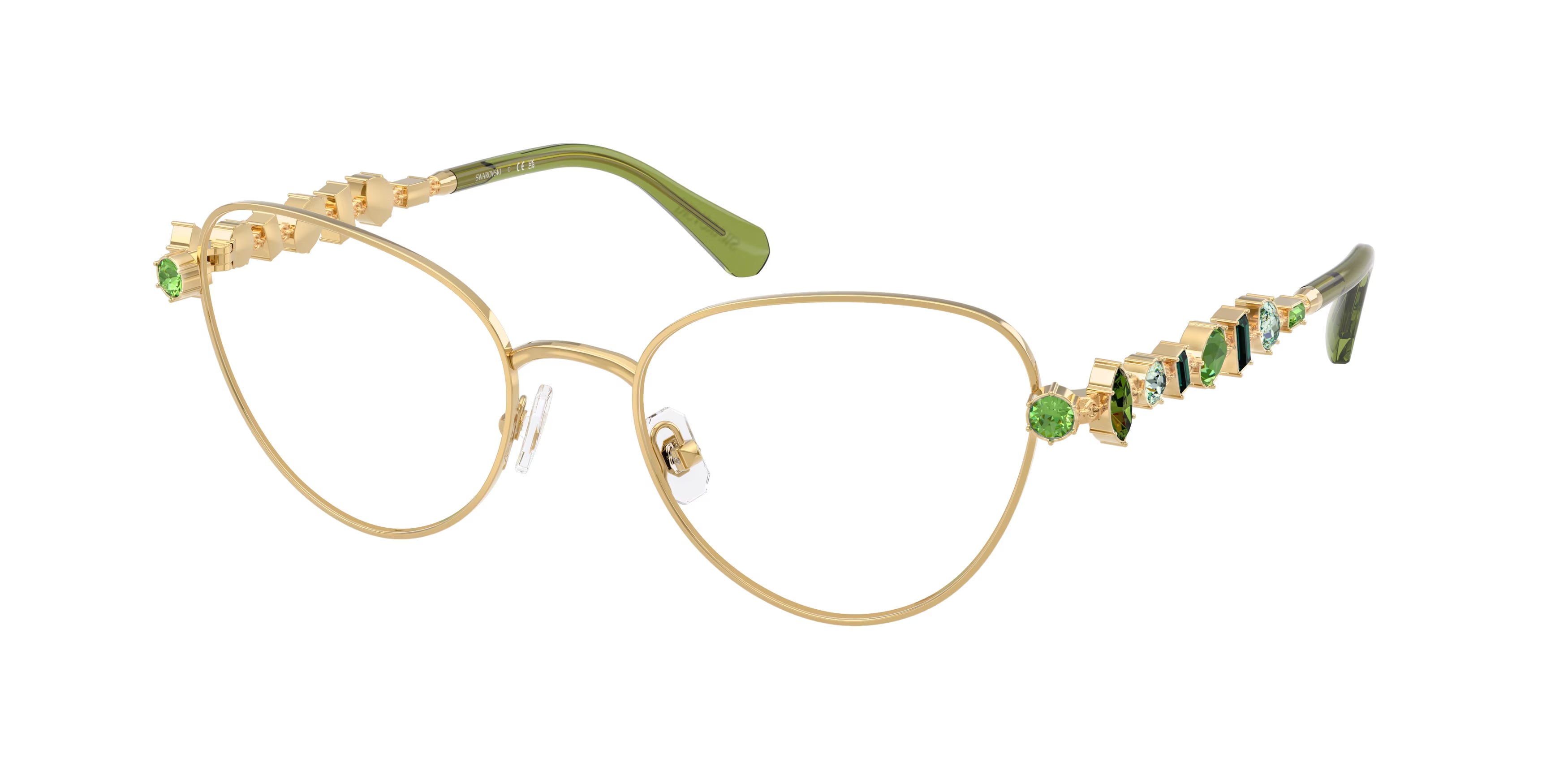 Swarovski Sk1024 – Gold (404G) / 53 Eyeglasses Frame