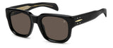 David Beckham Db 7146/S – Black (807IR) / 53 Sunglasses Frame