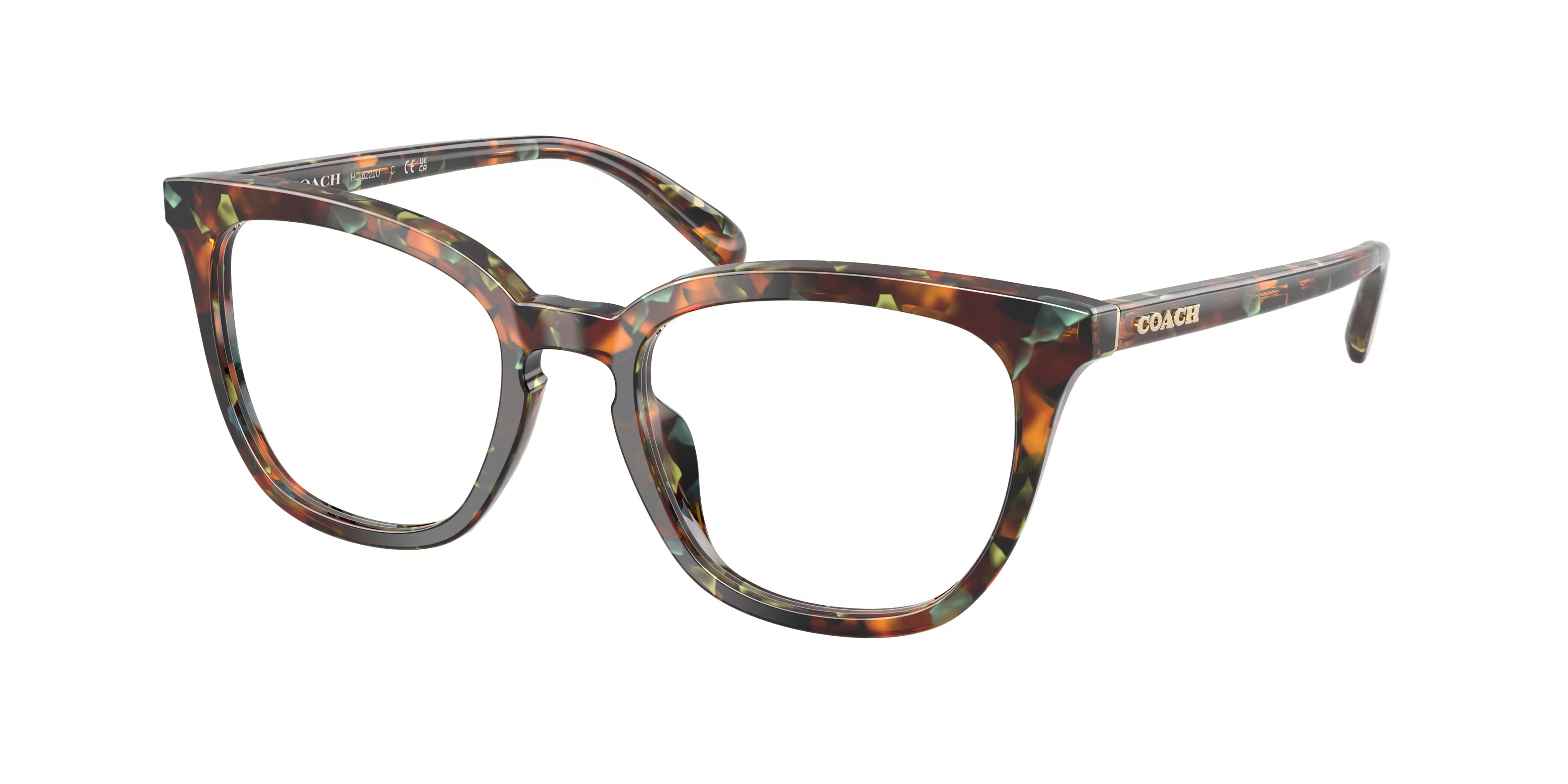 Coach Hc6222U – Havana (5844) / 51 Eyeglasses Frame