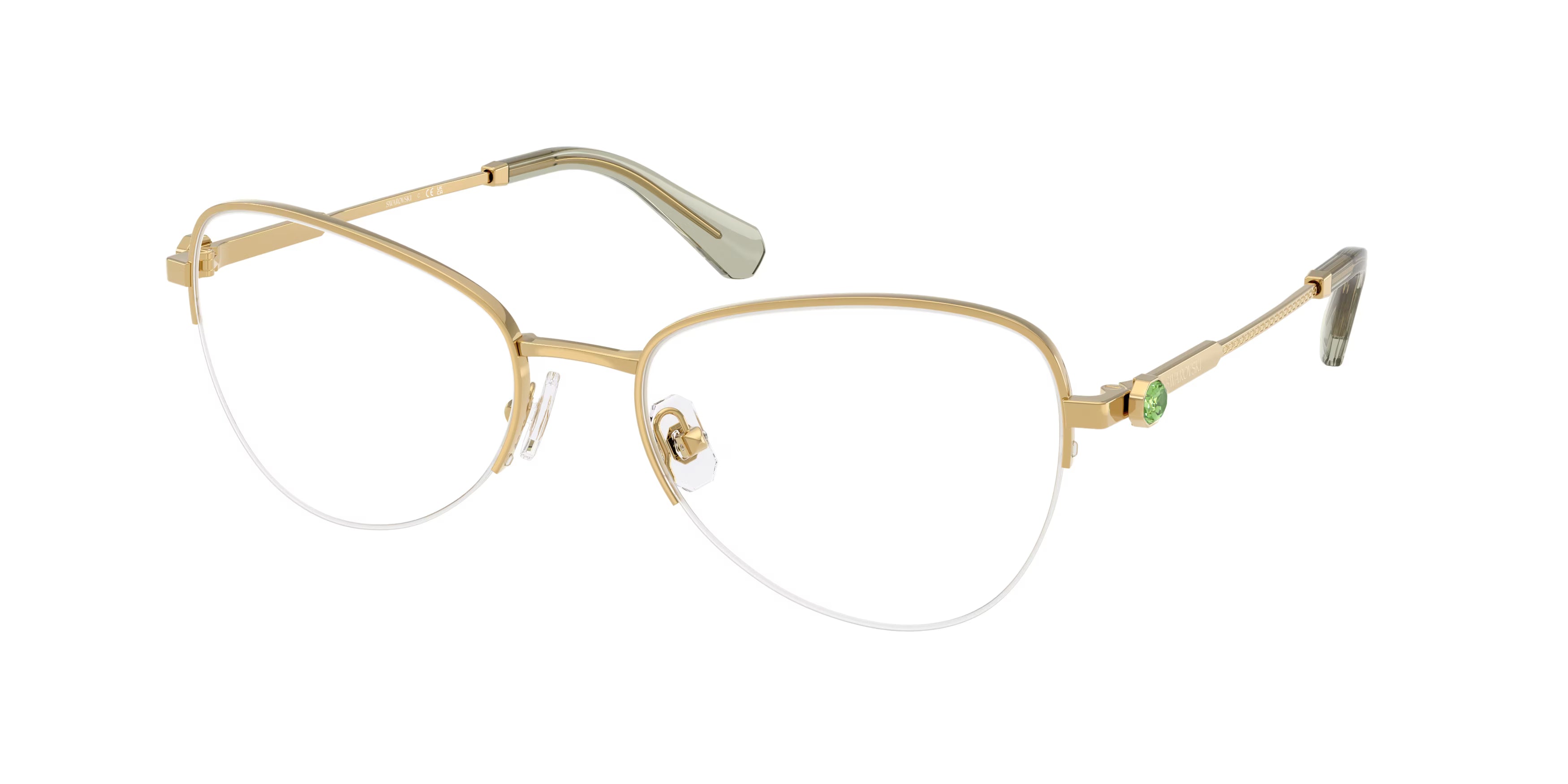 Swarovski Sk1032 – Gold (4017) / 54 Eyeglasses Frame