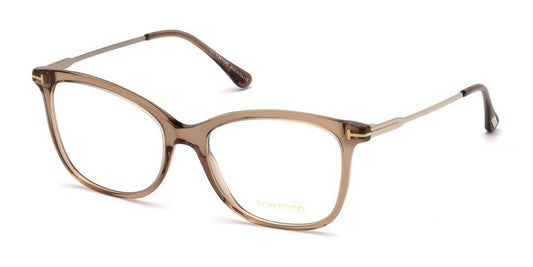 Tom Ford FT5510 Shiny Transparent Brown (FT5510) | Spectacle Clinic
