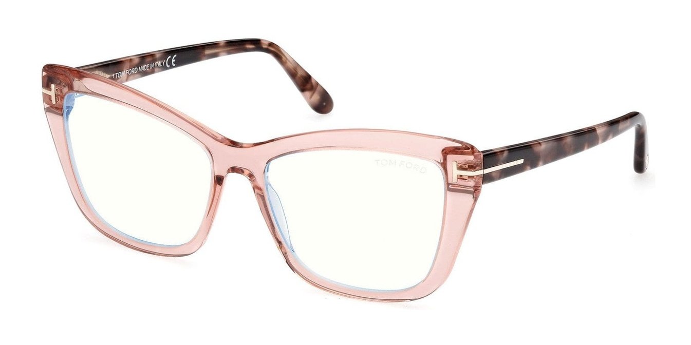 Tom Ford FT5826-B Shiny Transparent Rose (FT5826) | Spectacle Clinic