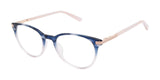 Ted Baker TFW006 Navy Blue Rose (764724848088) | Spectacle Clinic