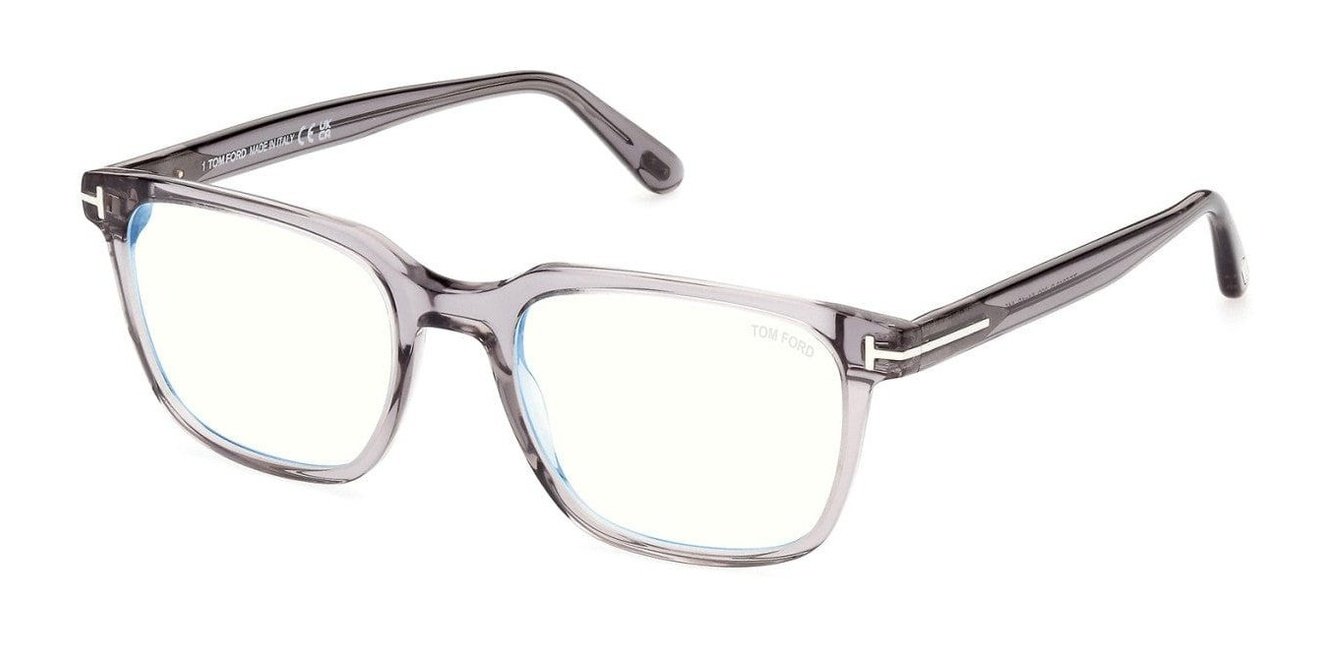 Tom Ford FT5818-F-B Shiny Transparent Grey (FT5818) | Spectacle Clinic