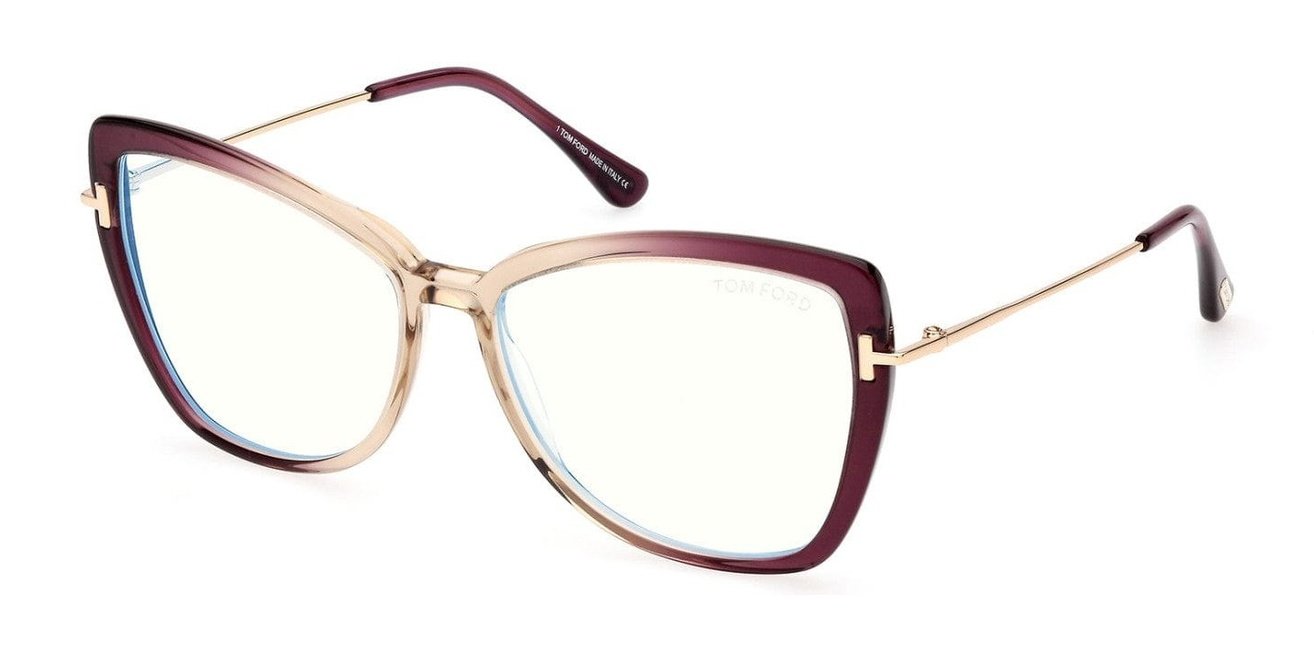  Tom Ford FT5882-B Shiny Transp Violet (FT5882) | Spectacle Clinic
