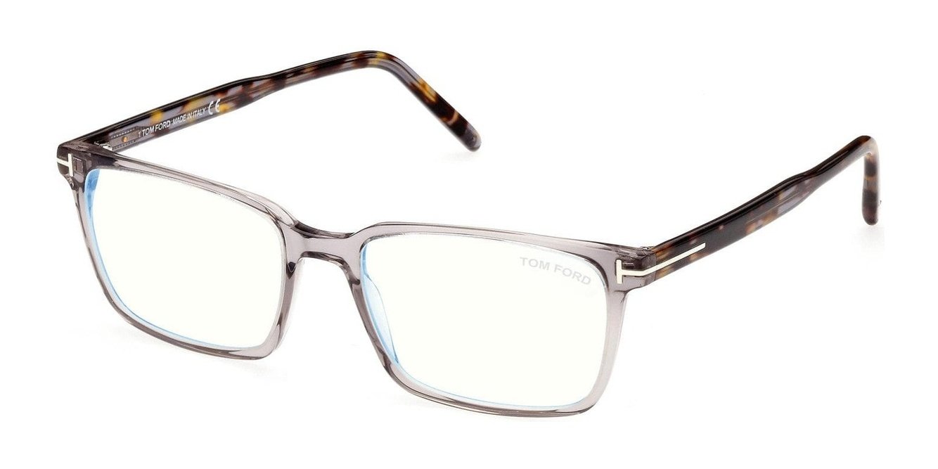 Tom Ford FT5802-B Shiny Transp. Grey (FT5802) | Spectacle Clinic