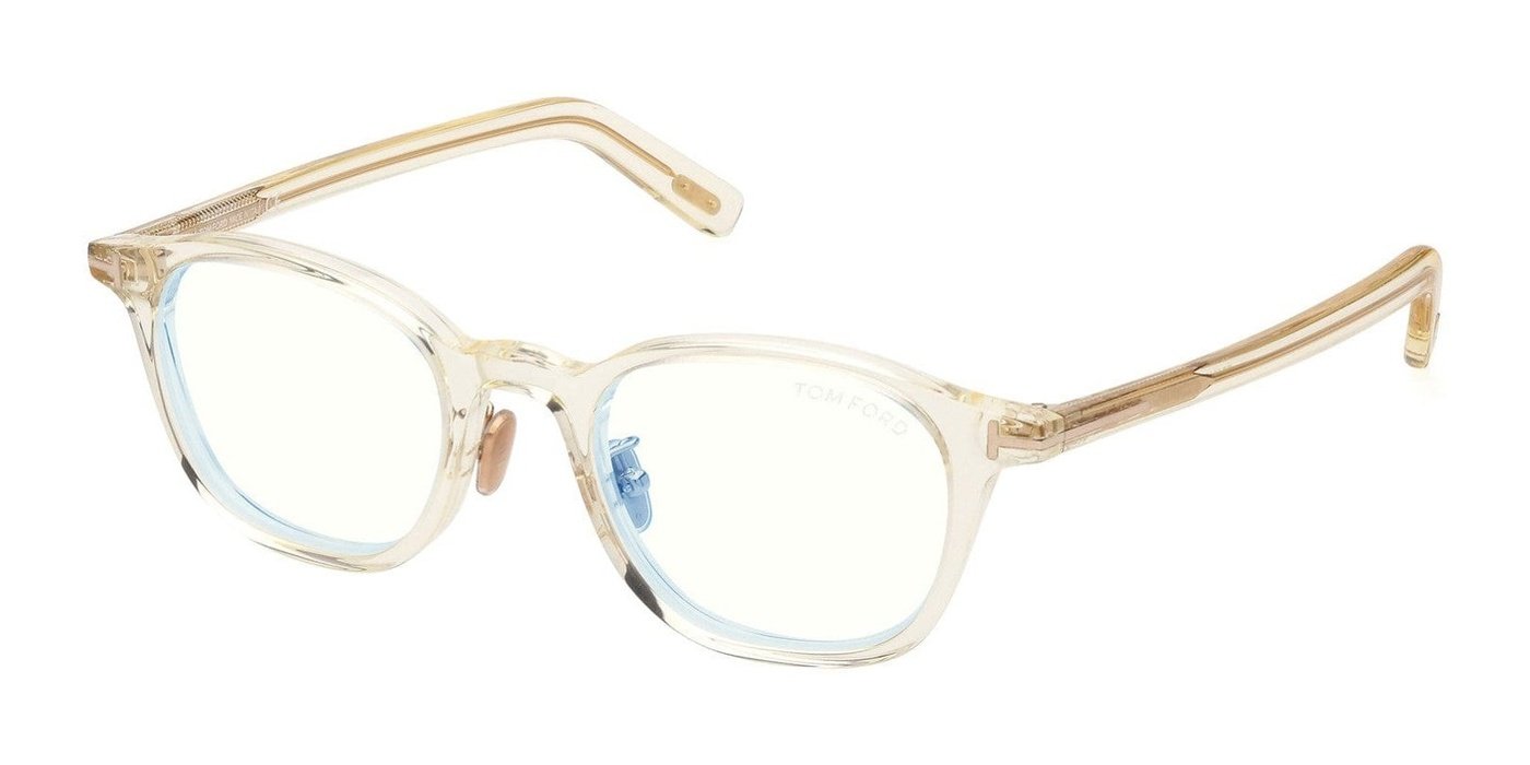 Tom Ford FT5858-D-B Shiny Transparent Yellow (FT5858) | Spectacle Clinic